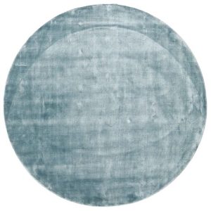 Handloom round wool rug for bedroom and living room